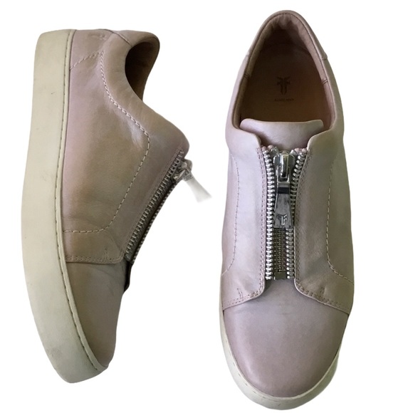 Frye Moto-Inspired Low-Top Leather Sneaker - Picture 4 of 7